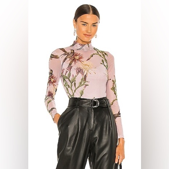 Allsaints Nolina Elia Bodysuit in Plaster Pink in size 4 - Picture 1 of 10